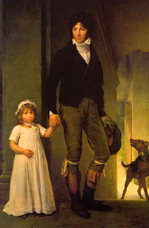  Jean-Baptiste Isabey and his Daughter